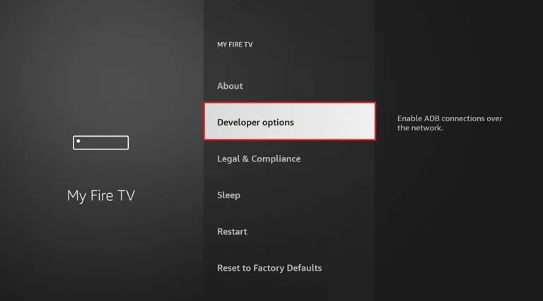 Developer Options on My Fire TV