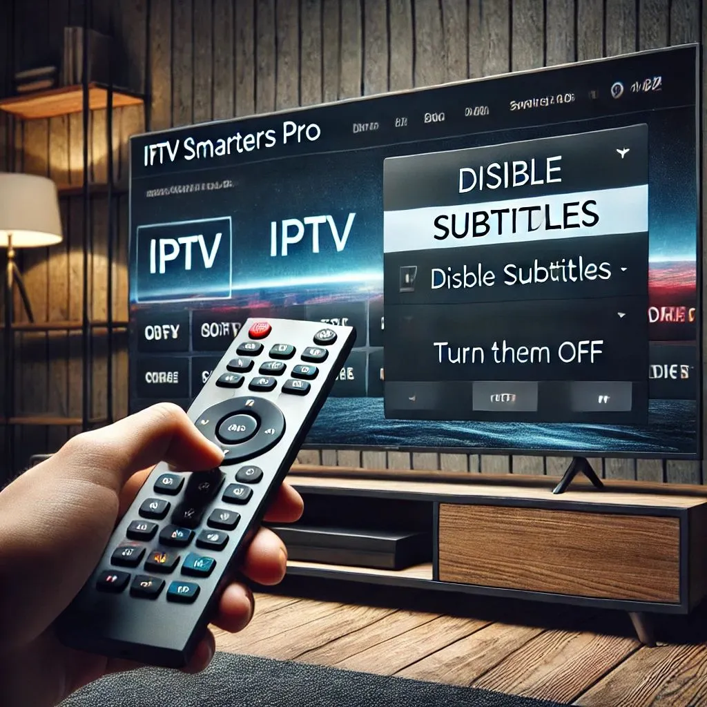 Turn Off Subtitles on IPTV Smarters Pro